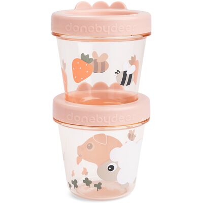 Done by Deer Bebismatsbehållare Tiny Farm Pulver - Baby Food Container Done by Deer Bebismatsbehållare Tiny Farm Pulver - Baby Food Container