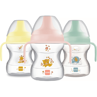 MAM Learn to Drink Cup With Handle blandade färger 1p MAM Learn to Drink Cup With Handle blandade färger 1p