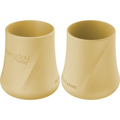Everyday Baby silikonkopp 2-pack Soft Yellow Everyday Baby silikonkopp 2-pack Soft Yellow
