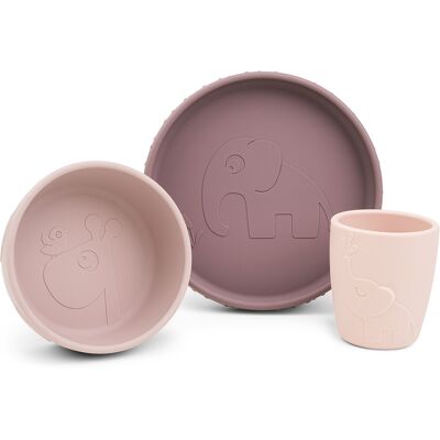 Done by Deer Stick&Stay dinner set Deer friends Powder Done by Deer Stick&Stay dinner set Deer friends Powder