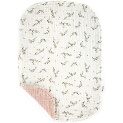 Sebra Skötbäddsunderlägg 2-pack muslin Powder blue Sebra Skötbäddsunderlägg 2-pack muslin Powder blue