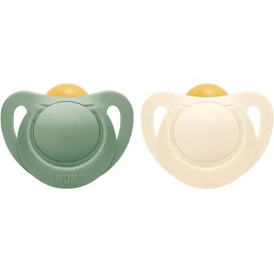 NUK for Nature Latex Napp 18-36 m - Green/Cream NUK for Nature Latex Napp 18-36 m - Green/Cream