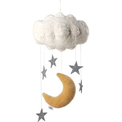 Sebra babymobil måne och stjärnor Sebra babymobil måne och stjärnor