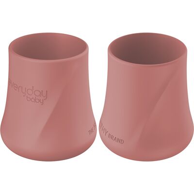 Everyday Baby silikonkopp 2-pack Nature Red Everyday Baby silikonkopp 2-pack Nature Red