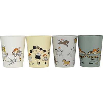 Rätt Start Pippi Cirkus Samlarkoppar 4-pack Rätt Start Pippi Cirkus Samlarkoppar 4-pack