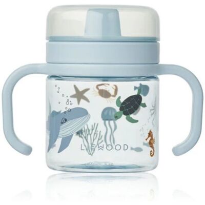 Liewood Kylo pipmugg i tritan 280 ml - Sea Creature / Sandy Liewood Kylo pipmugg i tritan 280 ml - Sea Creature / Sandy