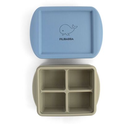 Filibabba Frysbricka silikon 4x65 ml 2-pack Ocean Mix Filibabba Frysbricka silikon 4x65 ml 2-pack Ocean Mix