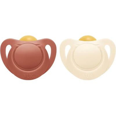 NUK for Nature Napp Latex 0-6 m- Red/Cream NUK for Nature Napp Latex 0-6 m- Red/Cream