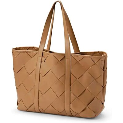 Elodie Details Skötväska Braided Leather Caramel Brown Elodie Details Skötväska Braided Leather Caramel Brown