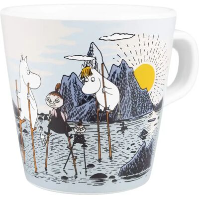 Rätt start Mumin Kobbar & Skär Mugg med handtag Rätt start Mumin Kobbar & Skär Mugg med handtag