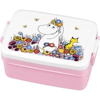 Rätt Start Mumin Äng Lunchlåda rosa Rätt Start Mumin Äng Lunchlåda rosa