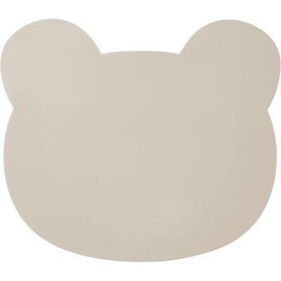 Liewood Aura Bear Silikon Bordsset - Sand Liewood Aura Bear Silikon Bordsset - Sand