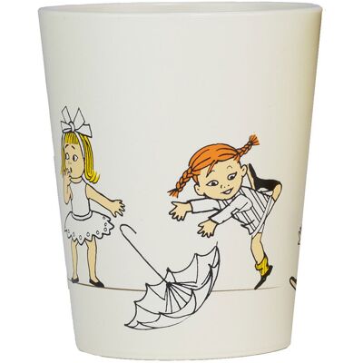 Rätt Start Pippi Cirkus Tumblermugg beige Rätt Start Pippi Cirkus Tumblermugg beige