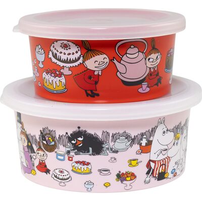 Rätt start Mumin Picknick Lilla My, Snackbox, 2-pack Rätt start Mumin Picknick Lilla My, Snackbox, 2-pack