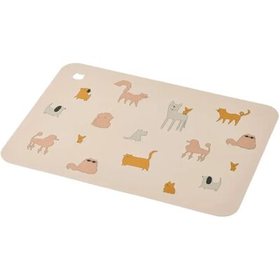 Liewood Jude underlägg Cats and Dogs / Sandy Liewood Jude underlägg Cats and Dogs / Sandy