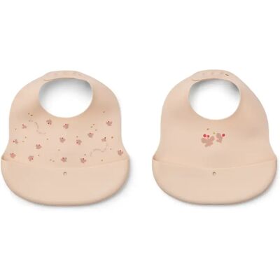 Liewood Ember Haklapp 2-pack Mini Butterfly / Apple blossom Liewood Ember Haklapp 2-pack Mini Butterfly / Apple blossom
