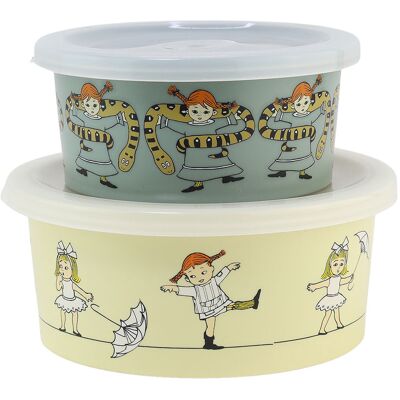 Rätt Start Pippi Cirkus Snackbox 2-pack Rätt Start Pippi Cirkus Snackbox 2-pack
