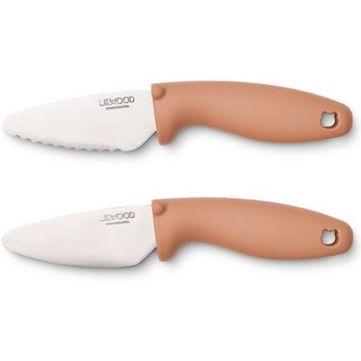 Liewood Perry Kökskniv Sätt - 2-Pack - Toscana Rosa - För Barn Liewood Perry Kökskniv Sätt - 2-Pack - Toscana Rosa - För Barn