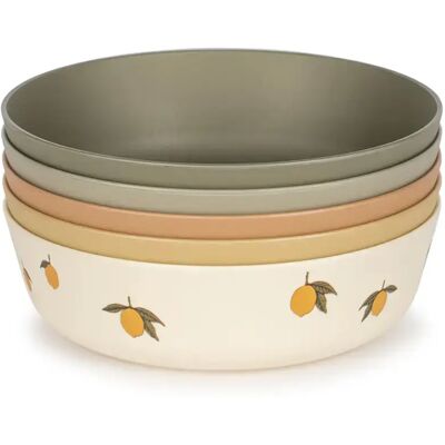 Konges Sløjd Konges Slöjd 5 Pack Bowl Lemon Mix-One Size Konges Sløjd Konges Slöjd 5 Pack Bowl Lemon Mix-One Size