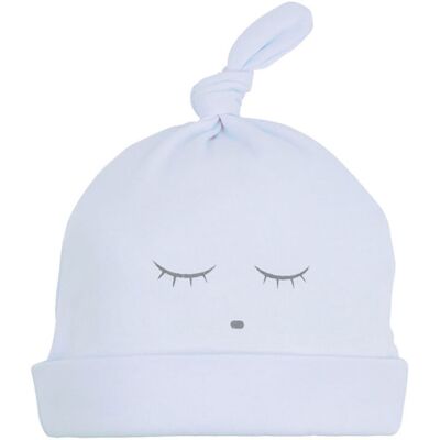 Livly Sleeping Cutie Tossie Mössa NB/50-56 Baby Blue Livly Sleeping Cutie Tossie Mössa NB/50-56 Baby Blue
