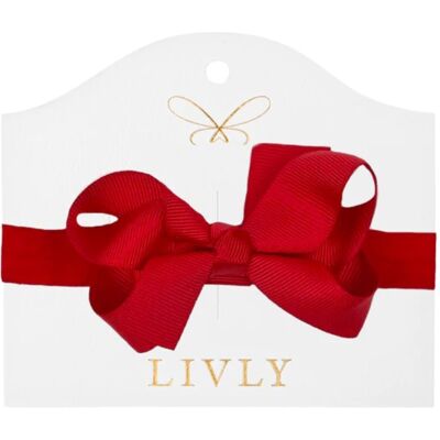 Livly Hårband Rosett Scarlet Livly Hårband Rosett Scarlet