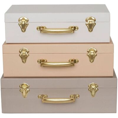 JaBaDaBaDo Koffert beige 3st JaBaDaBaDo Koffert beige 3st