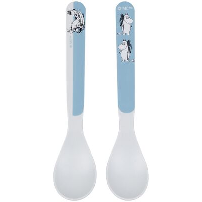 Rätt Start Mumin Vatten & Bad, Skedar, 2-pack, blå Rätt Start Mumin Vatten & Bad, Skedar, 2-pack, blå