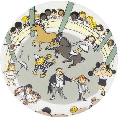 Rätt Start Pippi Cirkus Flat tallrik multi Rätt Start Pippi Cirkus Flat tallrik multi