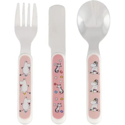 Rätt Start Mumin äng, barnbestick, rosa Rätt Start Mumin äng, barnbestick, rosa