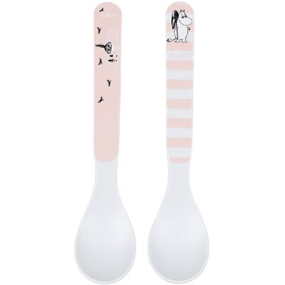Rätt Start Mumin Vatten & Bad, Skedar, 2-pack, rosa Rätt Start Mumin Vatten & Bad, Skedar, 2-pack, rosa