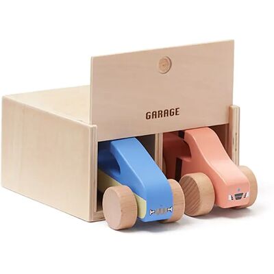 Kid's Concept Träbilar med Garage - AIDEN 2-pack Kid's Concept Träbilar med Garage - AIDEN 2-pack