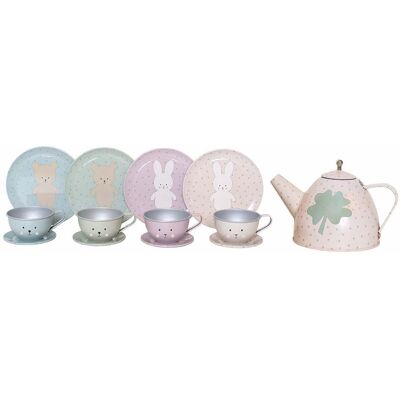 JaBaDaBaDo Teddy & Bunny barns te-sett - Lek JaBaDaBaDo Teddy & Bunny barns te-sett - Lek