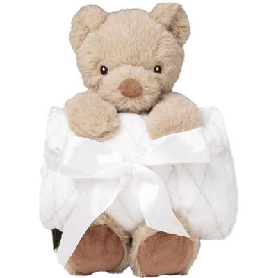 Teddykompaniet Sven med filt i presentbox Teddykompaniet Sven med filt i presentbox