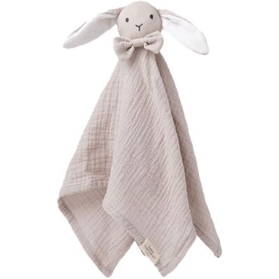 Teddykompaniet Diinglisar Snuttefilt Kanin Muslin greige Teddykompaniet Diinglisar Snuttefilt Kanin Muslin greige