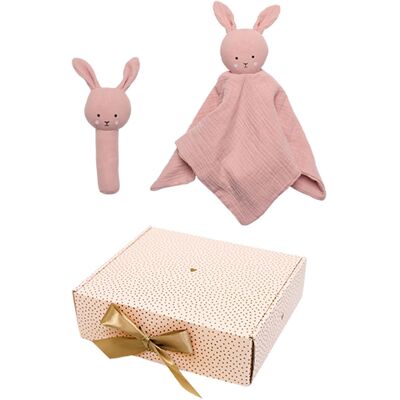 JaBaDaBaDo Babypresent Bunny skallra rosa JaBaDaBaDo Babypresent Bunny skallra rosa