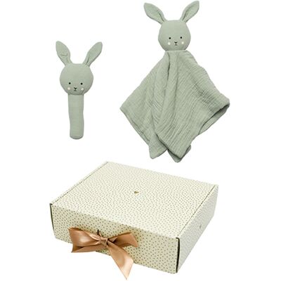 JaBaDaBaDo Babypresent Bunny skallra grön JaBaDaBaDo Babypresent Bunny skallra grön