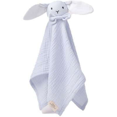 Teddykompaniet Diinglisar Snuttefilt Kanin Muslin babyblå Teddykompaniet Diinglisar Snuttefilt Kanin Muslin babyblå