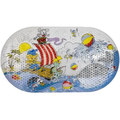 Micki Bamse Badmatta - Säkert Halkskydd PVC 39x70cm Micki Bamse Badmatta - Säkert Halkskydd PVC 39x70cm