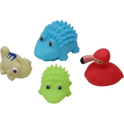 Rätt Start Badleksak Exotiska Djur 4-pack Rätt Start Badleksak Exotiska Djur 4-pack