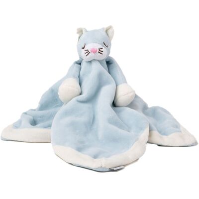 Teddykompaniet Diinglisar Snuttefilt Katt Babyblå Teddykompaniet Diinglisar Snuttefilt Katt Babyblå