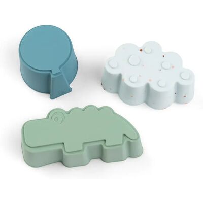 Done by Deer silikonformar 3-pack Happy Clouds Blue Done by Deer silikonformar 3-pack Happy Clouds Blue