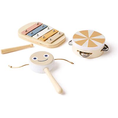 Kid's Concept Kids Concept Musikset brun Kid's Concept Kids Concept Musikset brun
