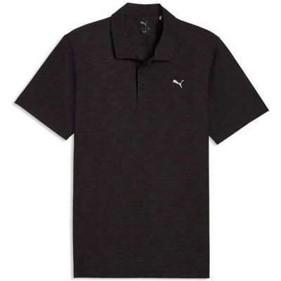 Puma Mens Mattr Deco Jacquard Polo - Black, Xx-Large Puma Mens Mattr Deco Jacquard Polo - Black, Xx-Large