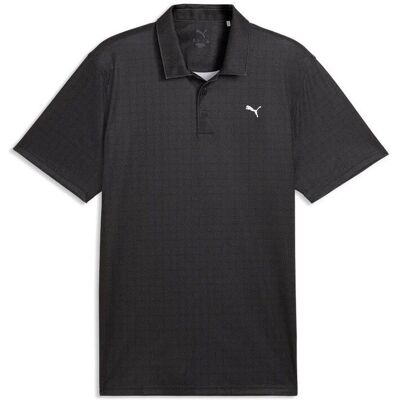Puma Mens Pure 2.0 Geo Diamond Polo - Black/shady Gray, X-Large Puma Mens Pure 2.0 Geo Diamond Polo - Black/shady Gray, X-Large