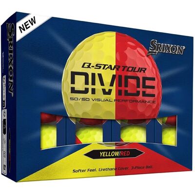 Srixon 2026 Q-Star Tour Divide - Yellow/red Srixon 2026 Q-Star Tour Divide - Yellow/red