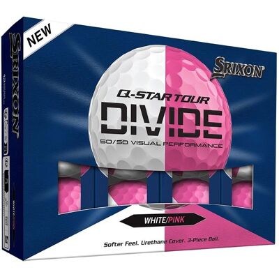 Srixon 2026 Q-Star Tour Divide - White/pink Srixon 2026 Q-Star Tour Divide - White/pink