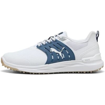 Puma Mens Elevate 2 - White/dark Indigo/ice Coffee, 42.5 Puma Mens Elevate 2 - White/dark Indigo/ice Coffee, 42.5