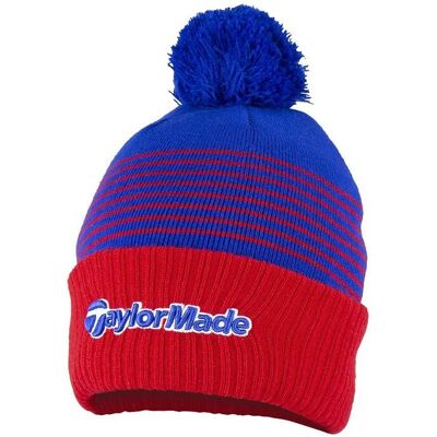 Taylormade Bobble Beanie - Red/royal Taylormade Bobble Beanie - Red/royal
