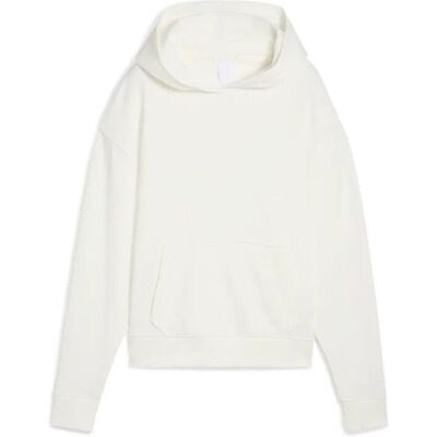 Puma Womens Cloudspun Fleece Hoodie - Warm White, X-Large Puma Womens Cloudspun Fleece Hoodie - Warm White, X-Large