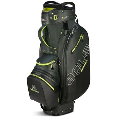 Big Max Aqua Sport 4 Cartbag - Forest Green/Black/Lime - Golfväska Big Max Aqua Sport 4 Cartbag - Forest Green/Black/Lime - Golfväska